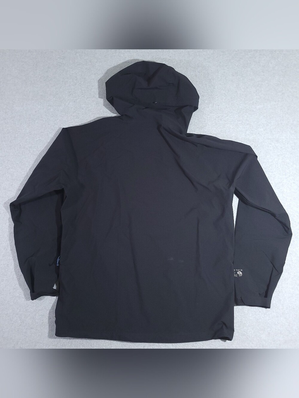 Mountain Hardwear Ozonic Rain Jacket Men’s XL Black Stretch Vented Hiking Travel - Picture 6 of 6